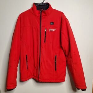 Milwaukee Mens Heated Jacket Red Softshell M12 Size Medium No Battery